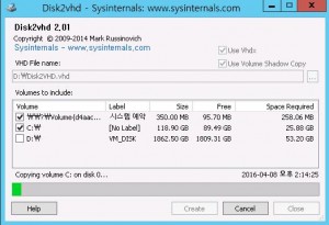 Disk2VHD