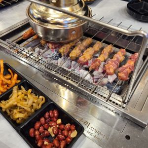 양꼬치 초벌
